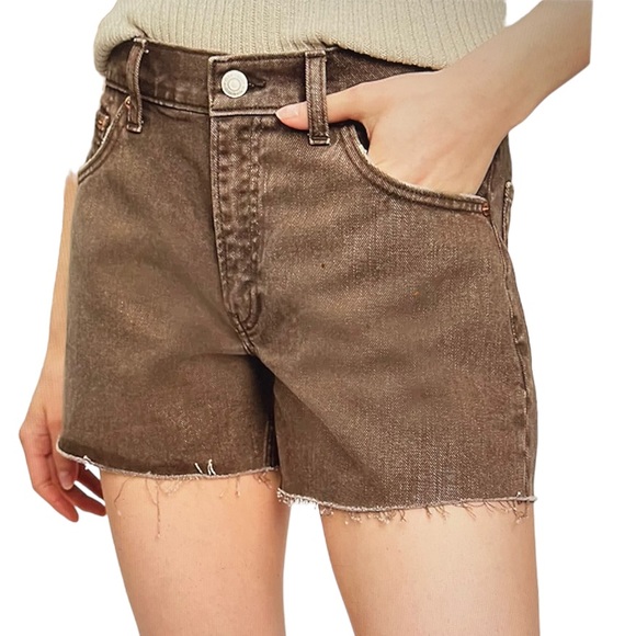 NWT GAP (30) Low Stride Shorts with Washwell - Expresso Brown - Picture 11 of 11